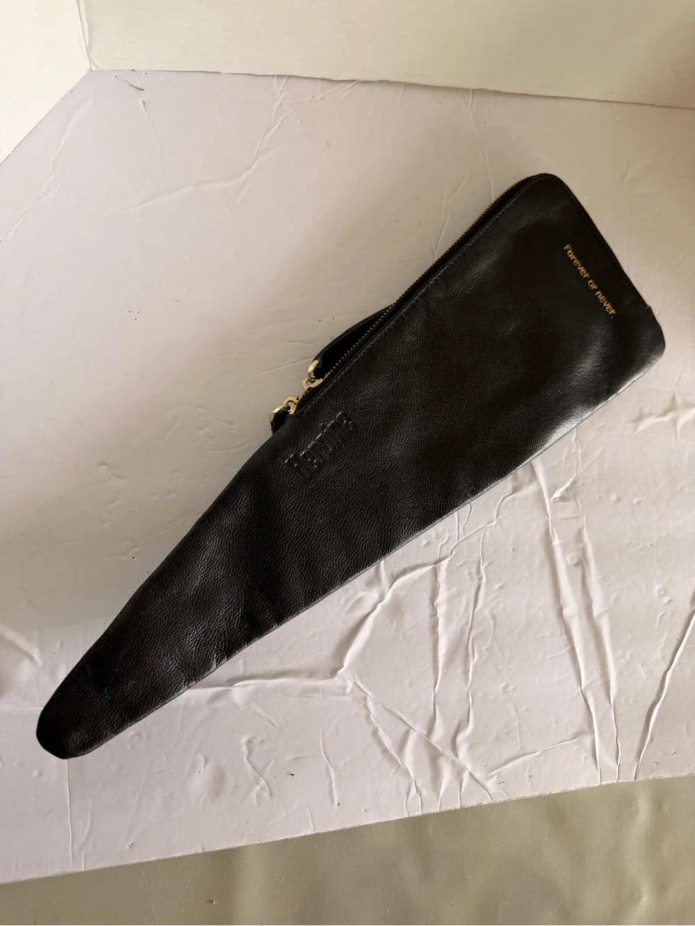 Heroine Sport Black Clutch Wristlet with Red Rose and Green Stem(rare)
